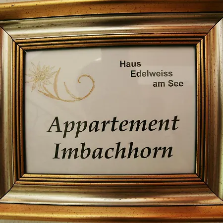 Haus Edelweiss Am Apartmán *